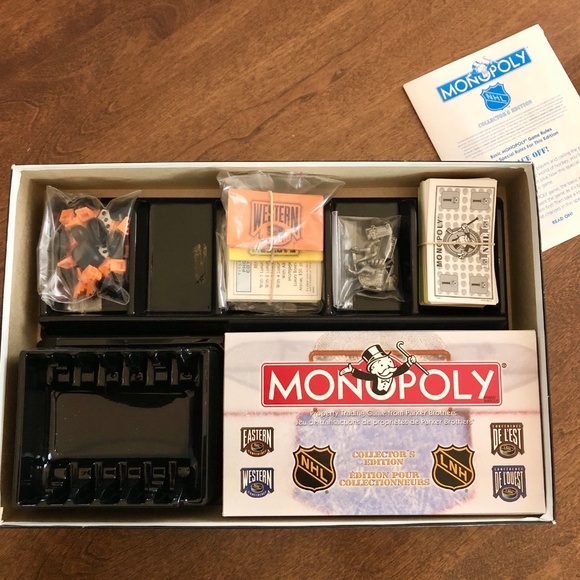 Monopoly, Vintage, 1999, NHL, Collectors Edition, Pewter Tokens, Complete - Picture 13 of 15